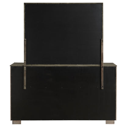 Durango 8-drawer Dresser and Mirror Taupe Oak
