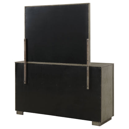 Durango 8-drawer Dresser and Mirror Taupe Oak