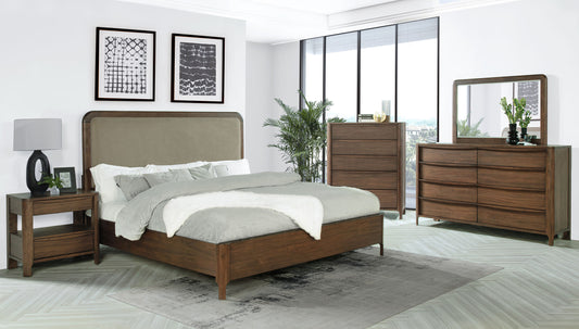Maderia 5-piece California King Bedroom Set Walnut - The Sleep Loft - Online Mattress Showroom NYC