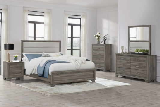 Wright 5-piece California King Bedroom Set Brown Oak - The Sleep Loft - Online Mattress Showroom NYC