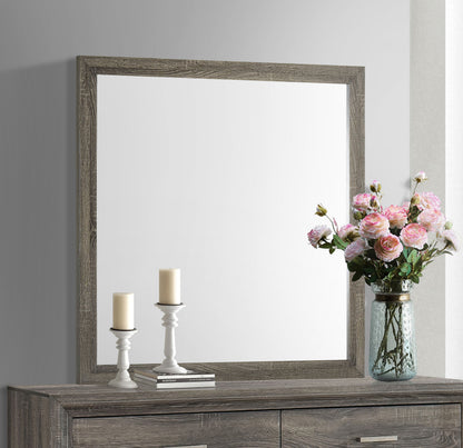 Wright Dresser Mirror Brown Oak