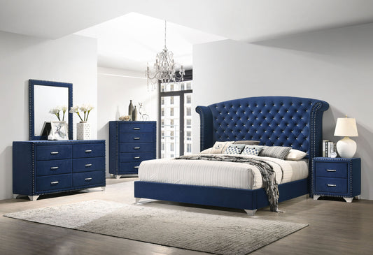 Melody 5-piece California King Bedroom Set Pacific Blue - The Sleep Loft - Online Mattress Showroom NYC