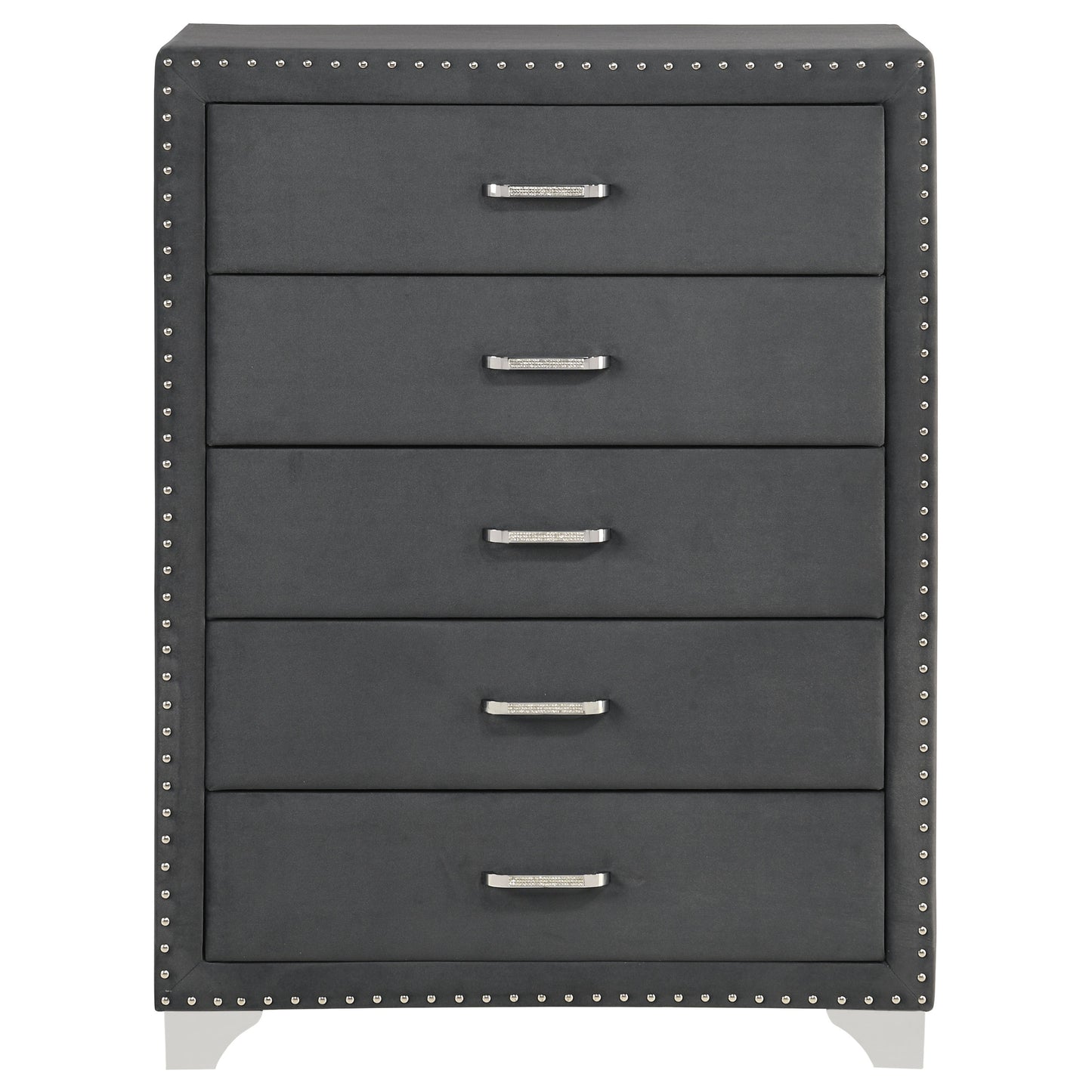 Melody 5-drawer Bedroom Chest Grey