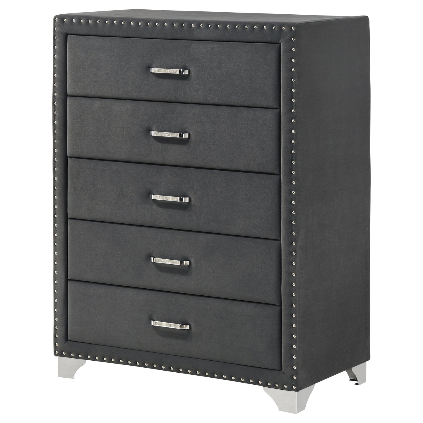Melody 5-drawer Bedroom Chest Grey