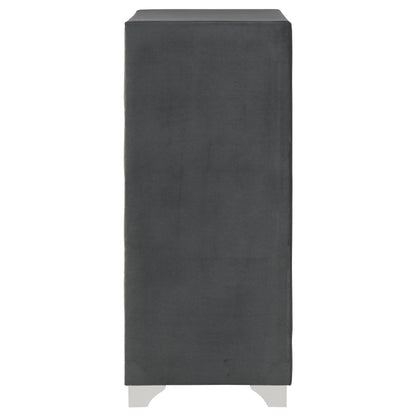 Melody 5-drawer Bedroom Chest Grey