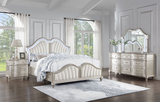 Evangeline 4-piece California King Bedroom Set Silver Oak - The Sleep Loft - Online Mattress Showroom NYC
