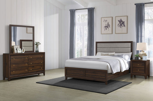 Welsley 4-piece California King Bedroom Set Walnut - The Sleep Loft - Online Mattress Showroom NYC