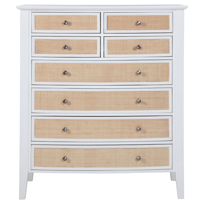 Bexhill 8-drawer Chest of Drawers White