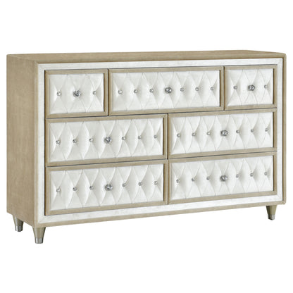 Antonella 4-piece California King Bedroom Set Ivory 