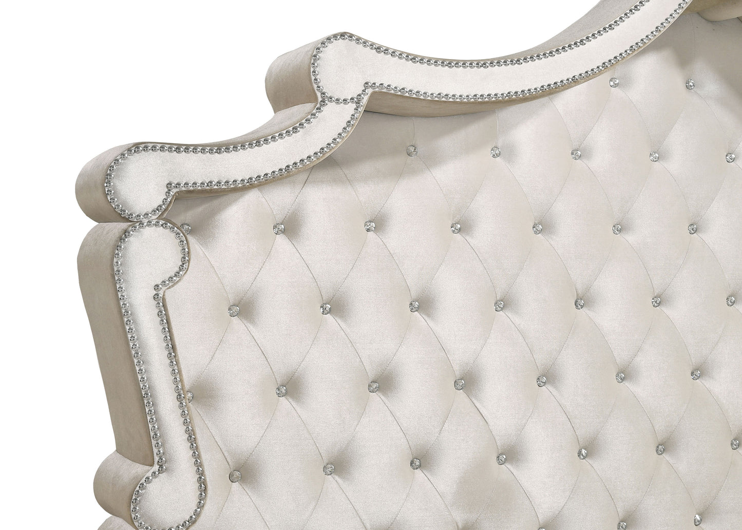 Antonella 4-piece Queen Bedroom Set Ivory 
