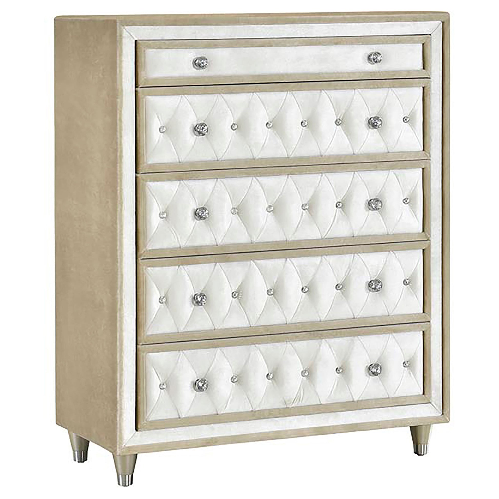 Antonella 5-piece Queen Bedroom Set Ivory 