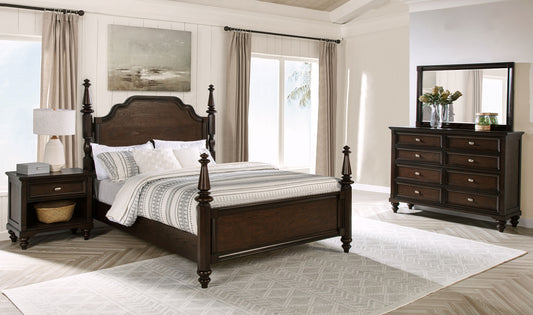 Andover 4-piece California King Bedroom Set Dark Oak - The Sleep Loft - Online Mattress Showroom NYC
