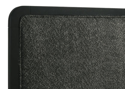 Cavelle 51-inch Upholstered Eastern King Panel Bed Black