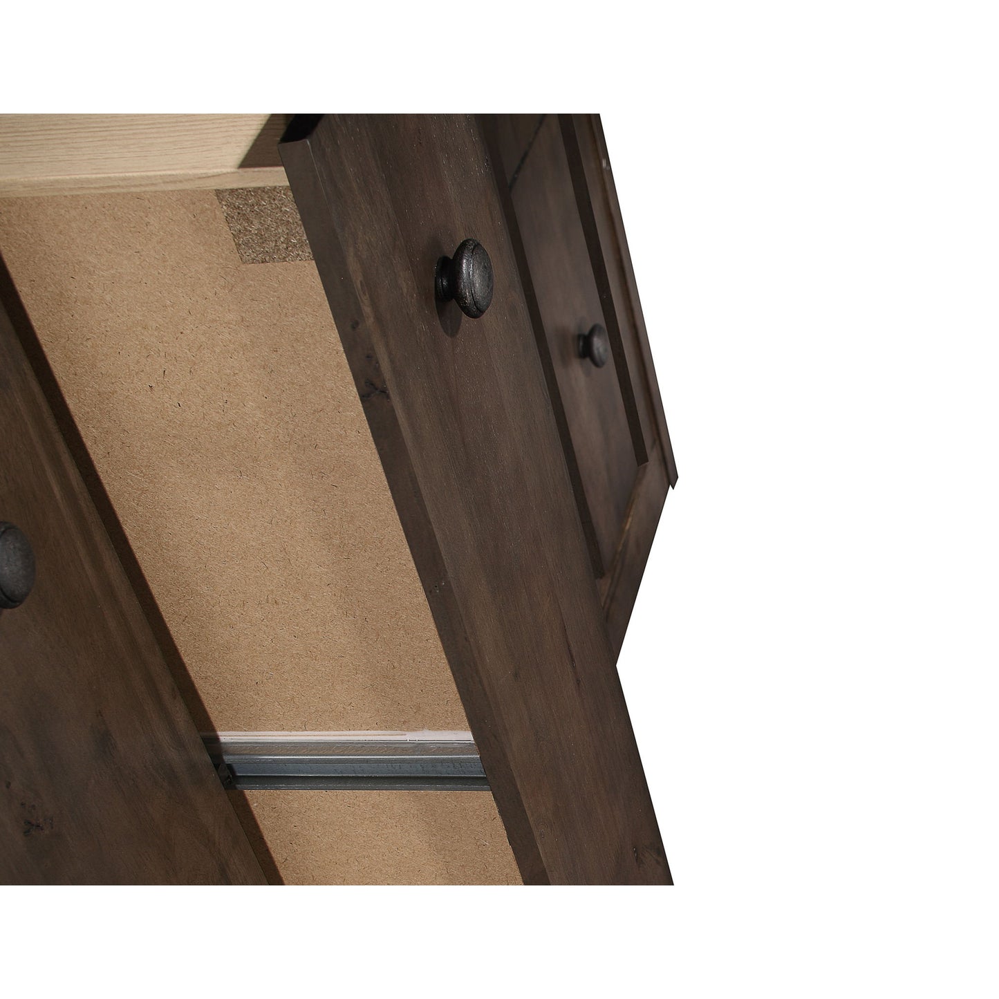 2 Drawer Nightstand - Brown - The Sleep Loft - Online Mattress Showroom NYC