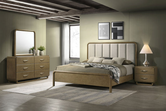 Amsbury 4-piece Eastern King Bedroom Set Nutmeg - The Sleep Loft - Online Mattress Showroom NYC