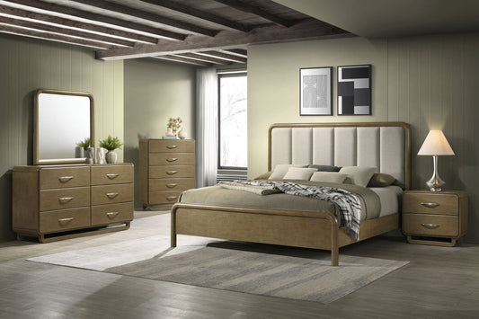 Amsbury 5-piece Eastern King Bedroom Set Nutmeg - The Sleep Loft - Online Mattress Showroom NYC