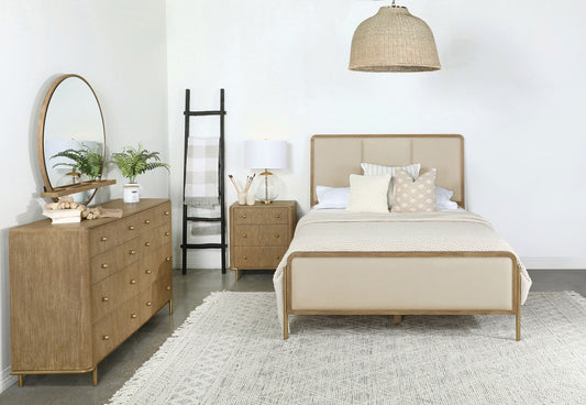 Arini 4-piece California King Bedroom Set Cream and Sand Wash - The Sleep Loft - Online Mattress Showroom NYC