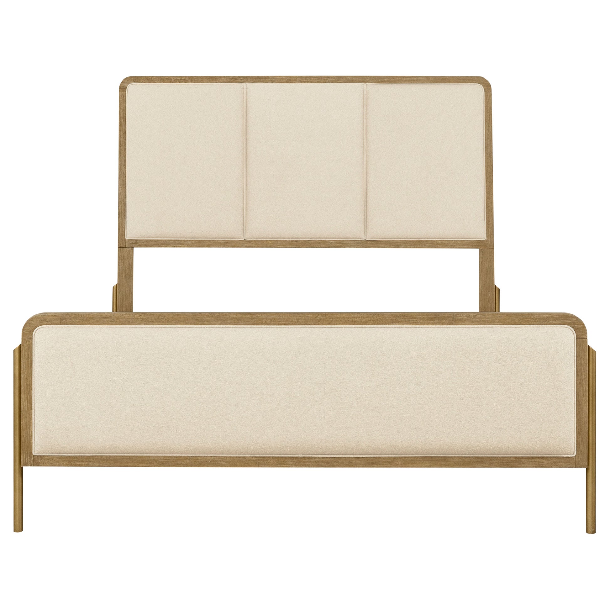 Arini 56-inch California King Panel Bed Cream and Sand Wash