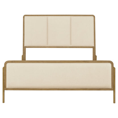 Arini 56-inch California King Panel Bed Cream and Sand Wash