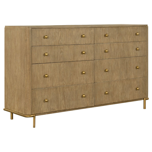 Arini 8-drawer Dresser Sand Wash - The Sleep Loft - Online Mattress Showroom NYC