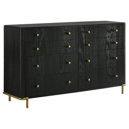 Arini 5-piece California King Bedroom Set Black and Natural