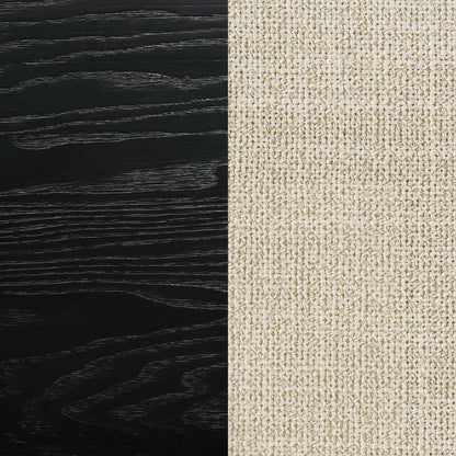 Arini 56-inch California King Panel Bed Cream and Black