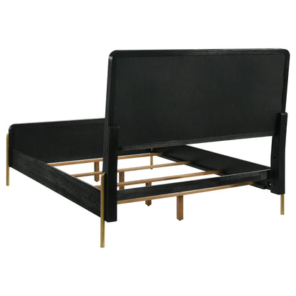 Arini 56-inch Queen Panel Bed Cream and Black
