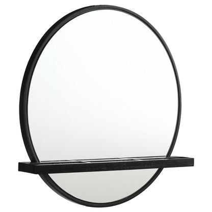 Arini 2-piece Makeup Vanity Table and Mirror Set Black