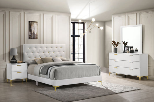 Kendall 4-piece California King Bedroom Set White - The Sleep Loft - Online Mattress Showroom NYC