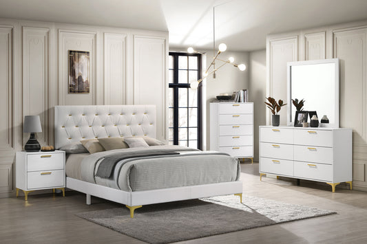 Kendall 5-piece California King Bedroom Set White - The Sleep Loft - Online Mattress Showroom NYC