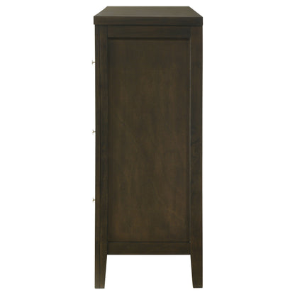 Wilkes 6-drawer Dresser Cabinet Dark Cocoa