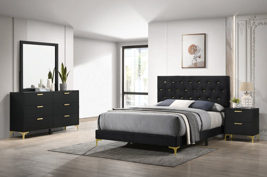 Kendall 4-piece California King Bedroom Set Black - The Sleep Loft - Online Mattress Showroom NYC