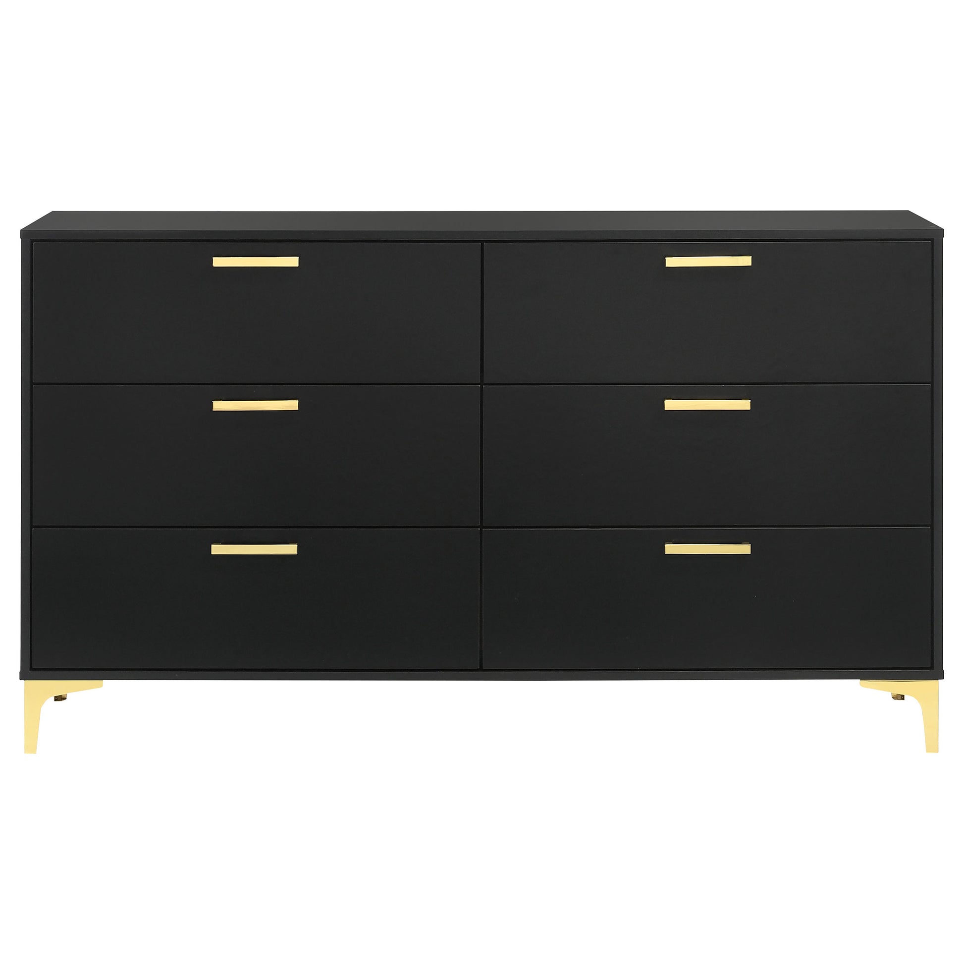 Kendall 6-drawer Dresser Black