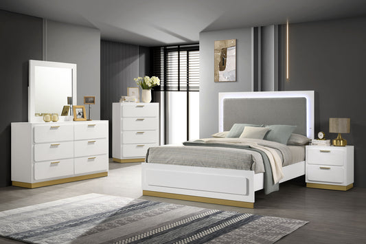 Caraway 5-piece California King Bedroom Set White - The Sleep Loft - Online Mattress Showroom NYC