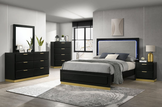 Caraway 5-piece Eastern King Bedroom Set Black - The Sleep Loft - Online Mattress Showroom NYC