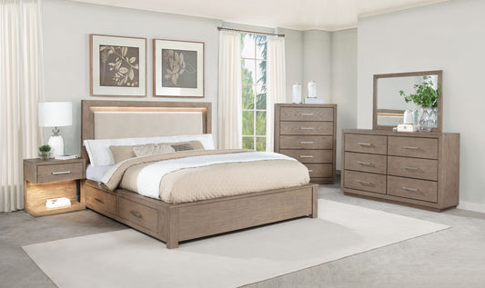 Kenora 5-piece Queen Bedroom Set Barley Brown - The Sleep Loft - Online Mattress Showroom NYC