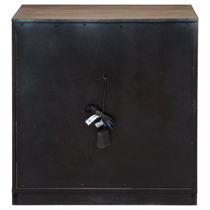 Kenora 1-drawer Nightstand Bedside Table Barley Brown