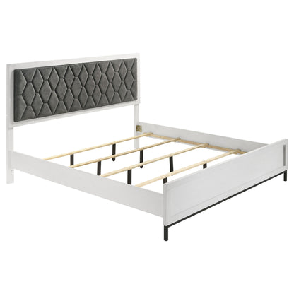 Sonora 4-piece Eastern King Bedroom Set White 