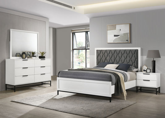 Sonora 4-piece California King Bedroom Set White - The Sleep Loft - Online Mattress Showroom NYC