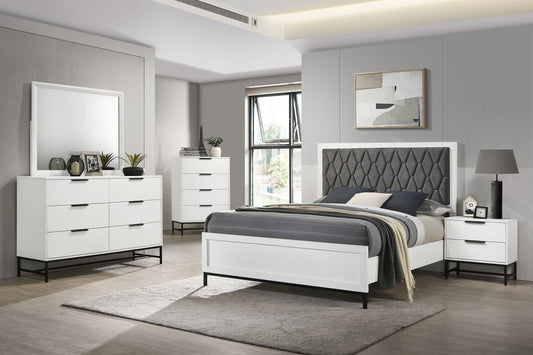 Sonora 5-piece California King Bedroom Set White - The Sleep Loft - Online Mattress Showroom NYC