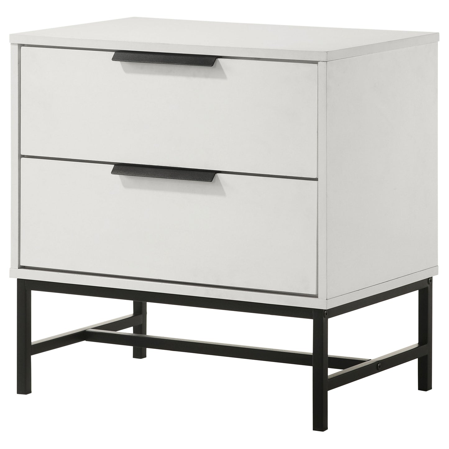 Sonora 2-drawer Nightstand Bedside Table White 