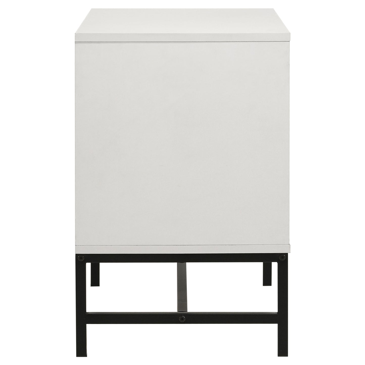 Sonora 2-drawer Nightstand Bedside Table White 