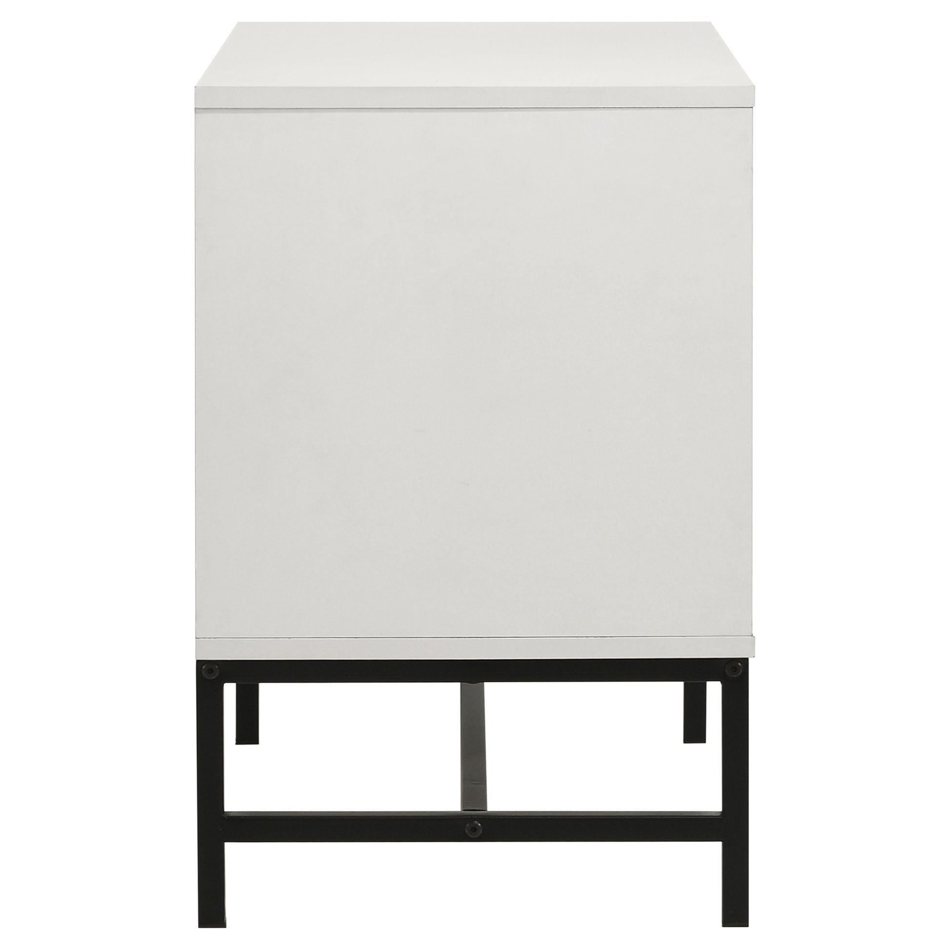 Sonora 2-drawer Nightstand Bedside Table White 