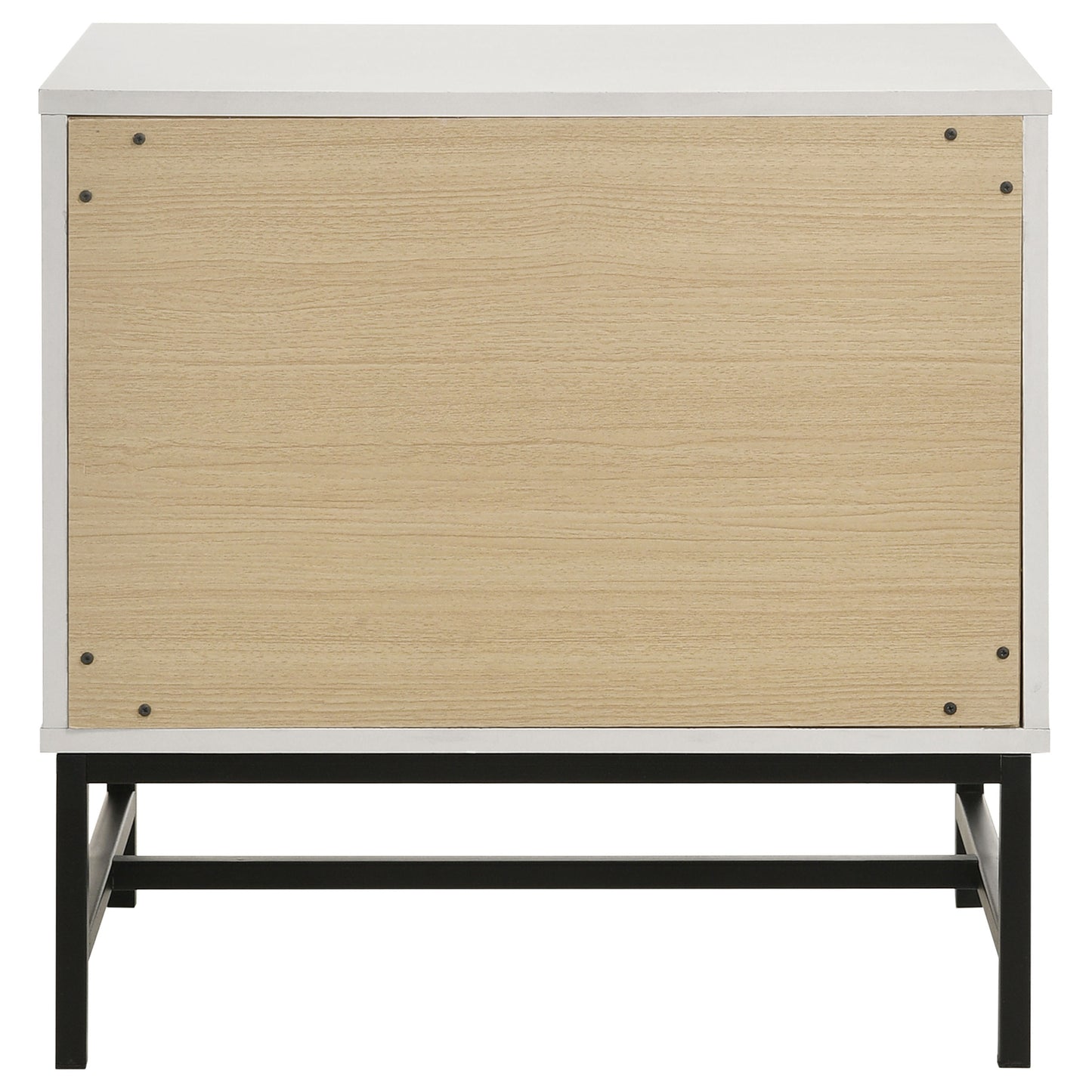 Sonora 2-drawer Nightstand Bedside Table White 