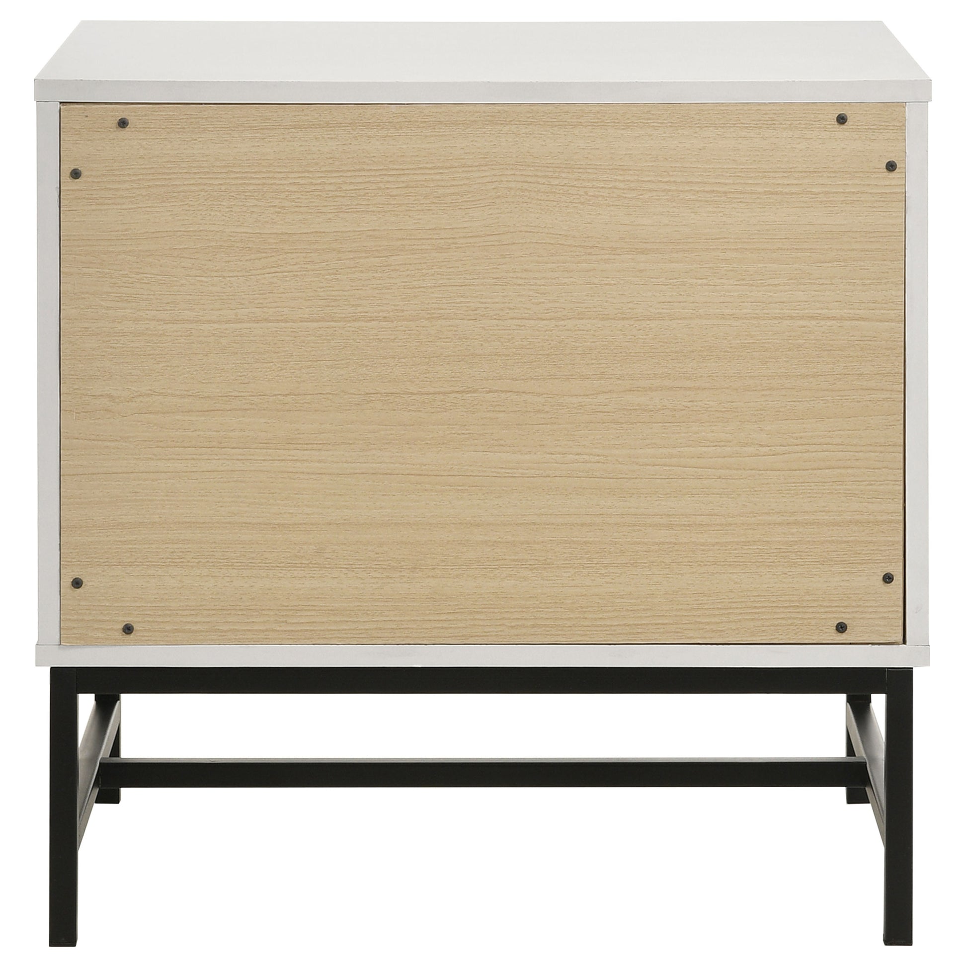 Sonora 2-drawer Nightstand Bedside Table White 