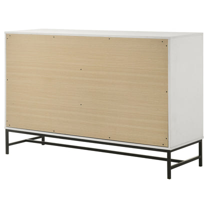Sonora 6-drawer Bedroom Dresser White 