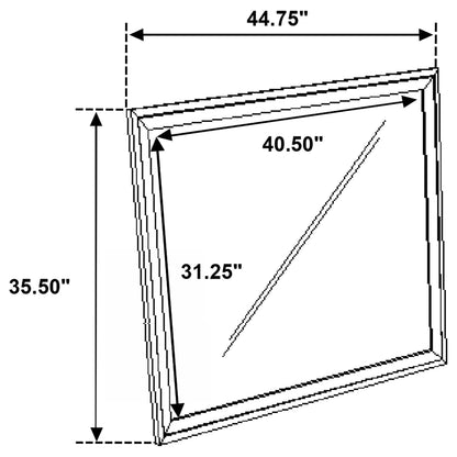 Sonora Dresser Mirror White 