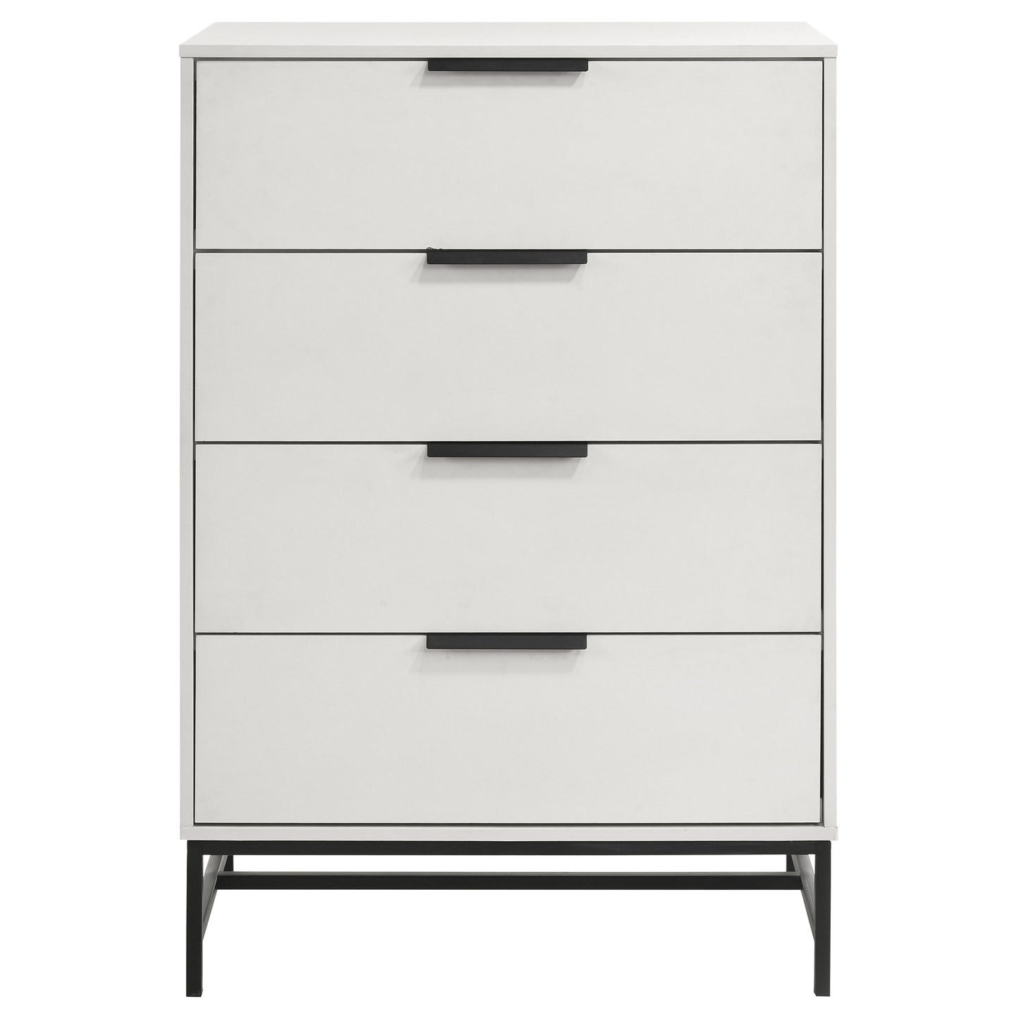 Sonora 4-drawer Bedroom Chest White 