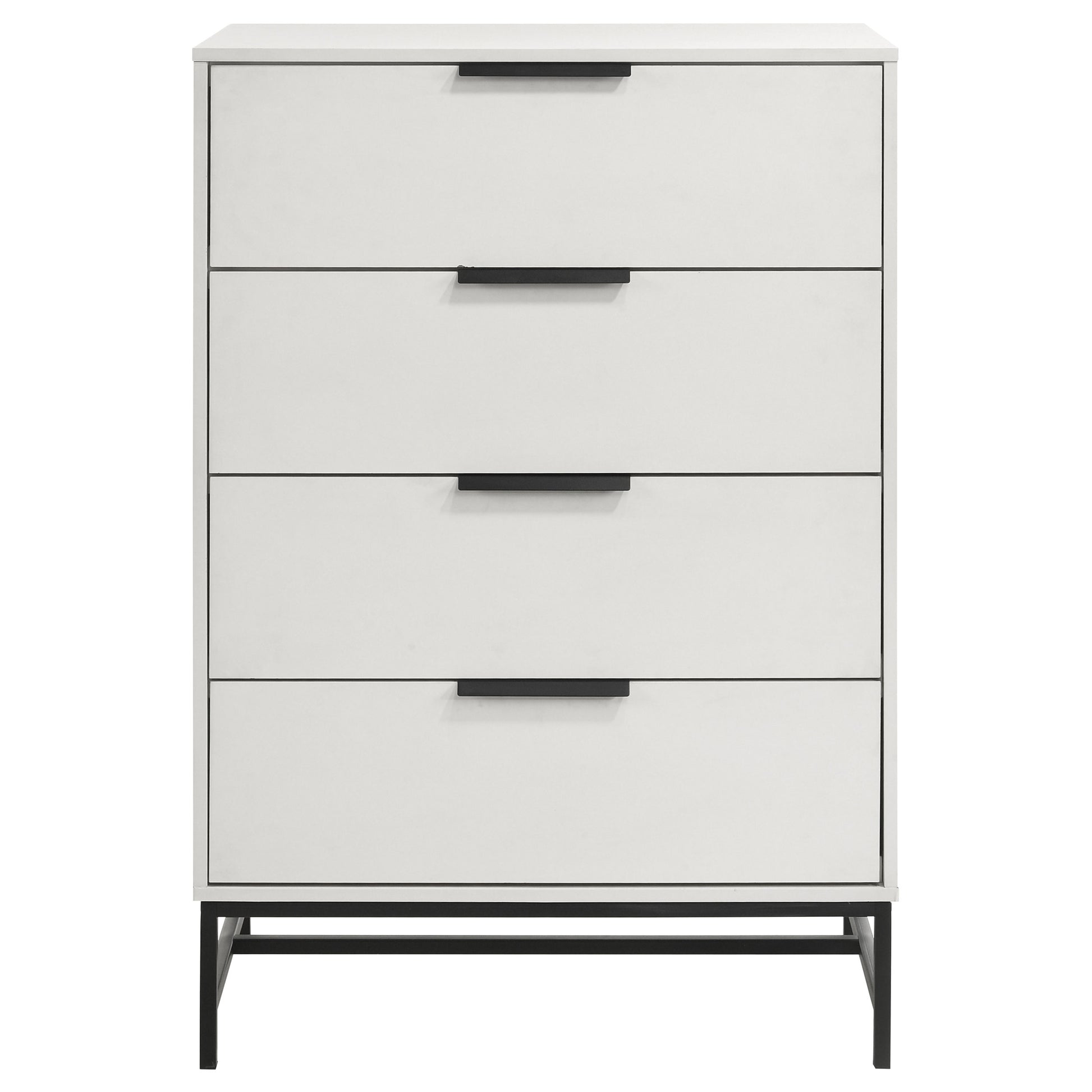 Sonora 4-drawer Bedroom Chest White 