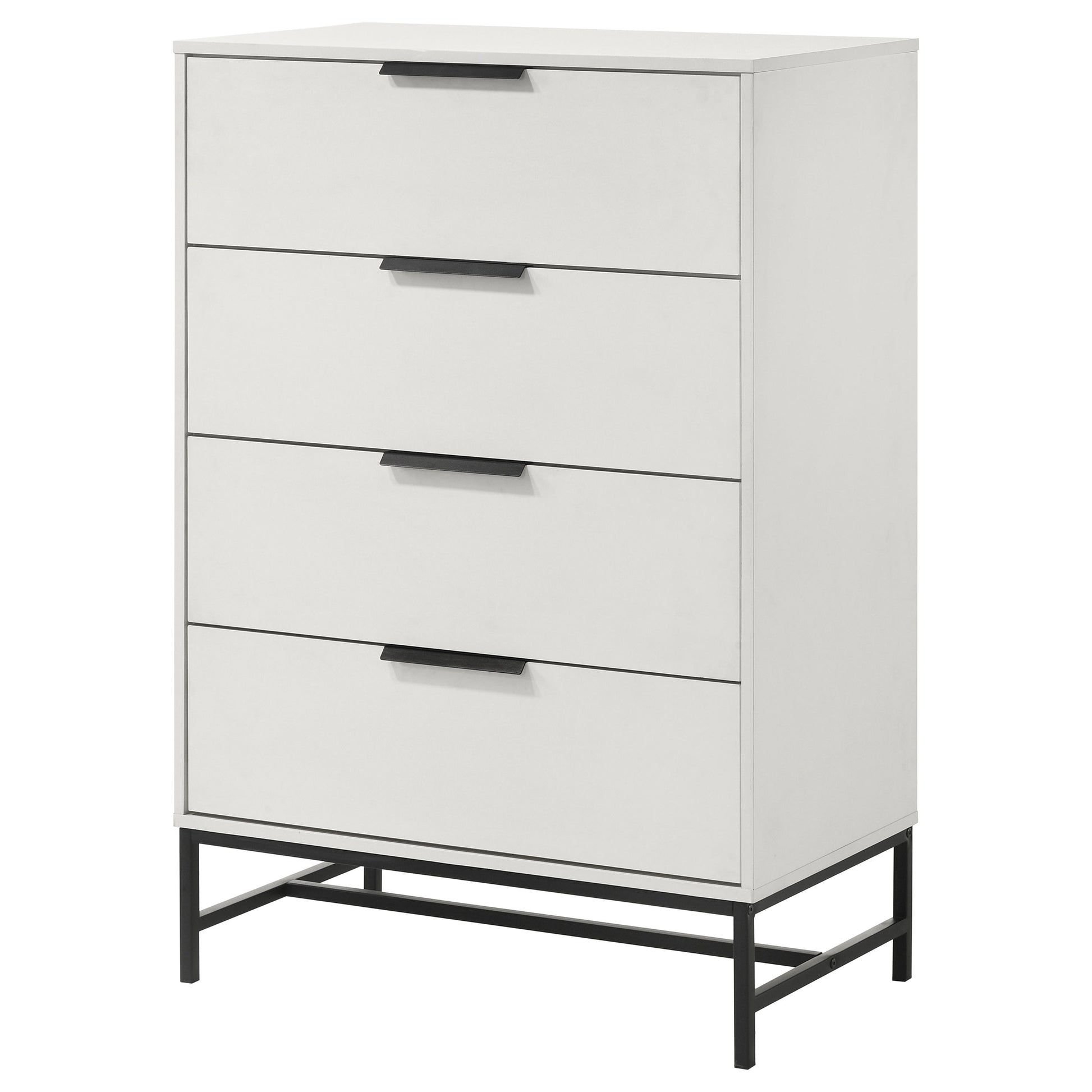 Sonora 4-drawer Bedroom Chest White 